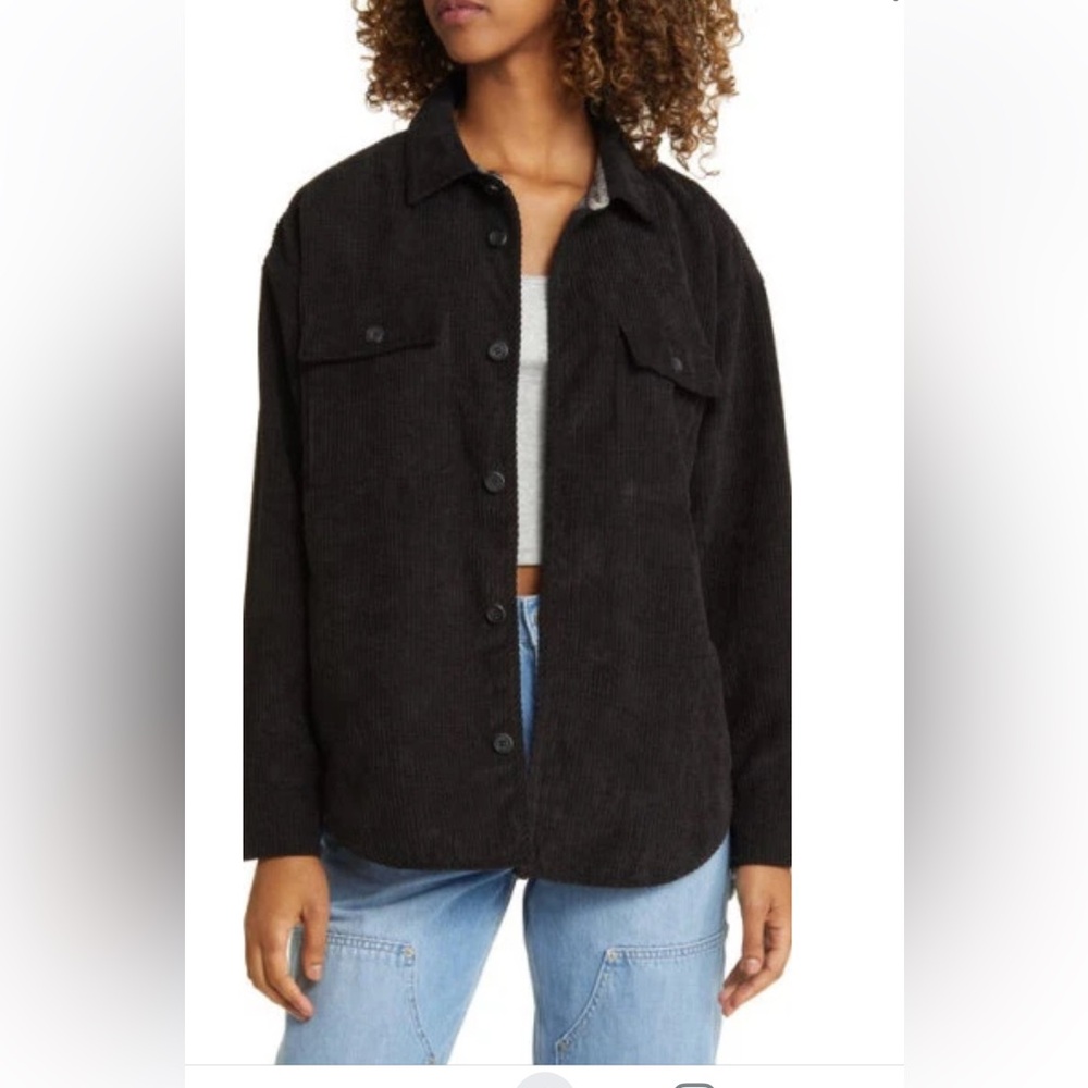 Thread and Supply reversible corduroy shacket